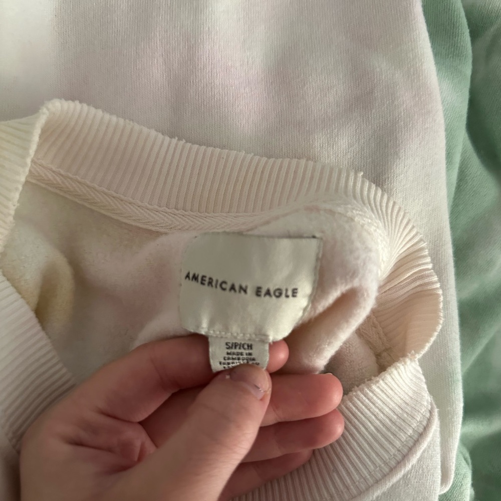 american eagle tie-dye oversized sweater
